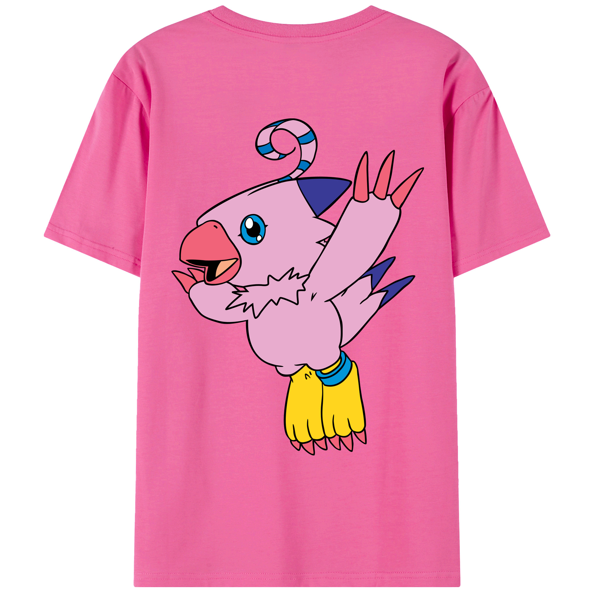 （画像用） Digimon デジタルモンスター/デジモン レディース半袖Tシャツ(バックプリント)